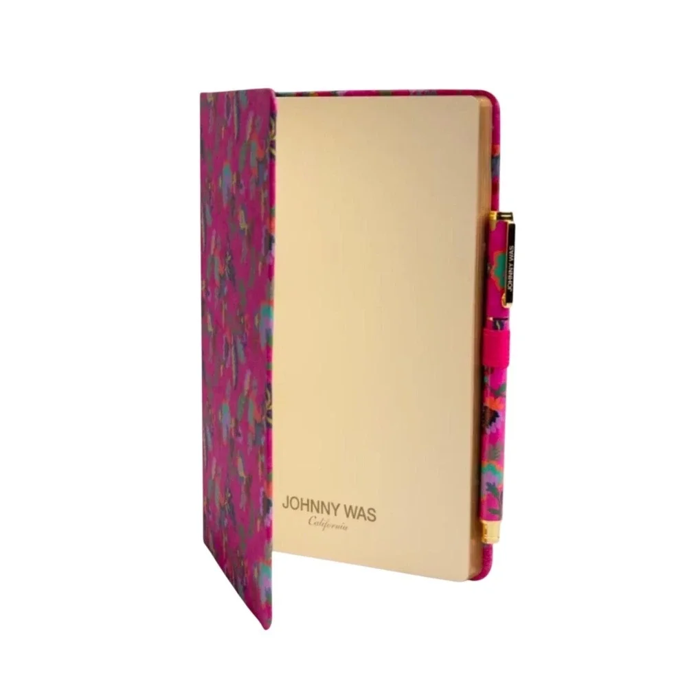 Johnny Was Verney Journal Pen Set Floral H47625-3 New Multicolor School Work